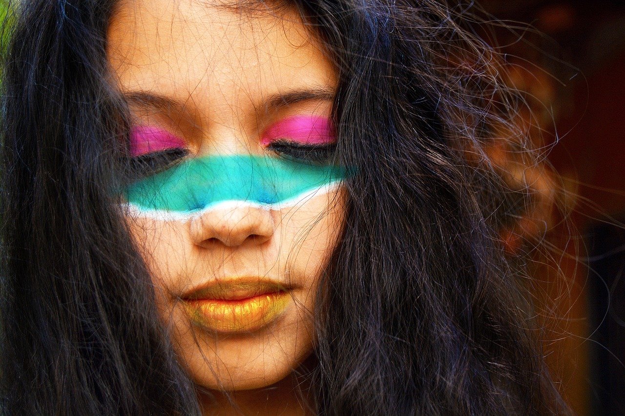 girl, women, face paint, tribal, women, face paint, tribal, tribal, tribal, tribal, tribal